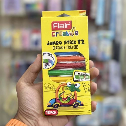مداد شمعی پاک کن دار Flair